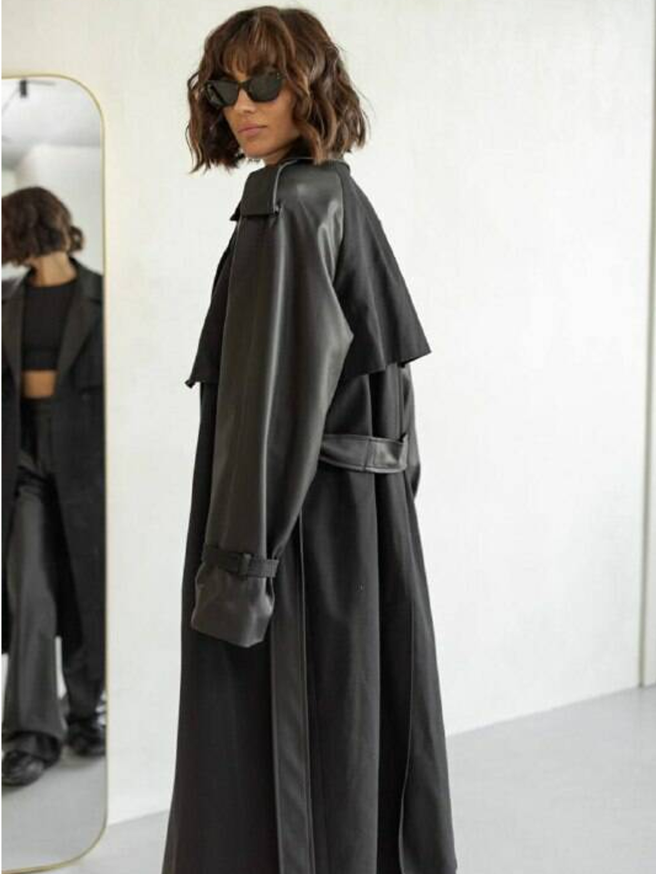 Тренч Milirud модель mil523-chornij Фото