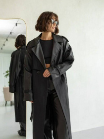 Тренч Milirud модель mil523-chornij Фото