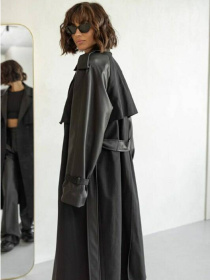 Тренч Milirud модель mil523-chornij Фото