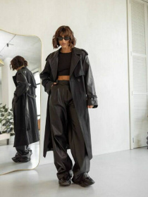 Тренч Milirud модель mil523-chornij Фото