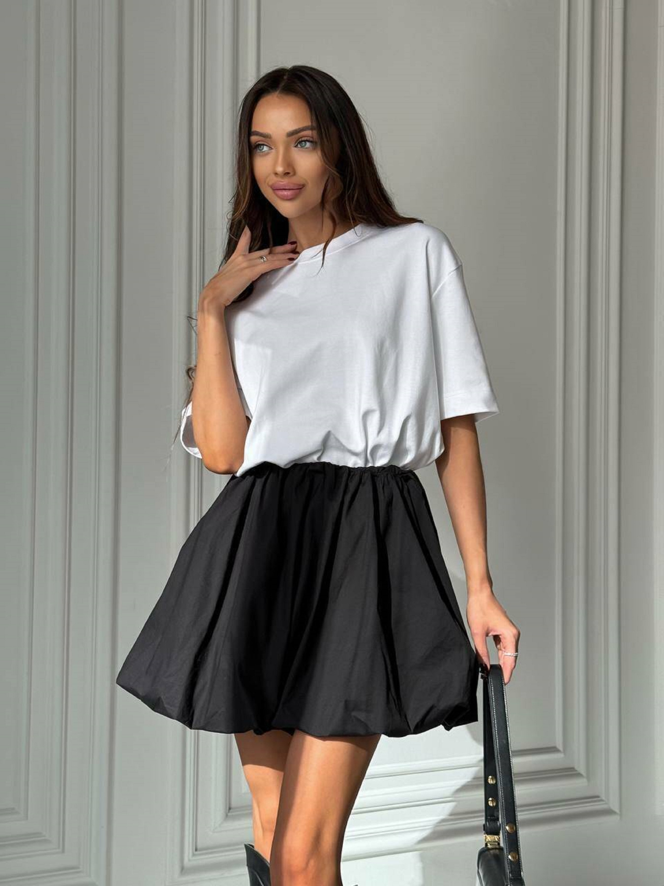 Спідниця міні Milirud модель mil548-chornij Фото