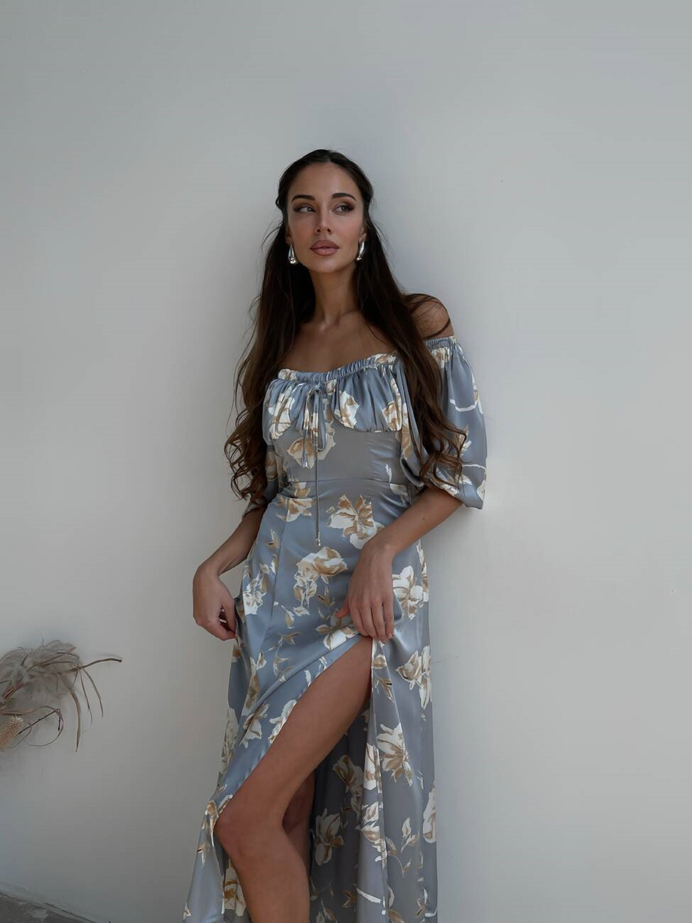 Платье миди Milirud модель mil536-blakitnij Фото