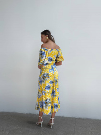 Платье миди Milirud модель mil536-zhovtij Фото