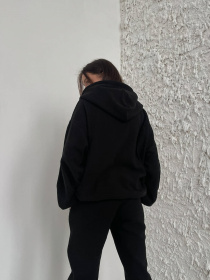 Костюм Milirud (худі + штани) модель mil550-chornij Фото