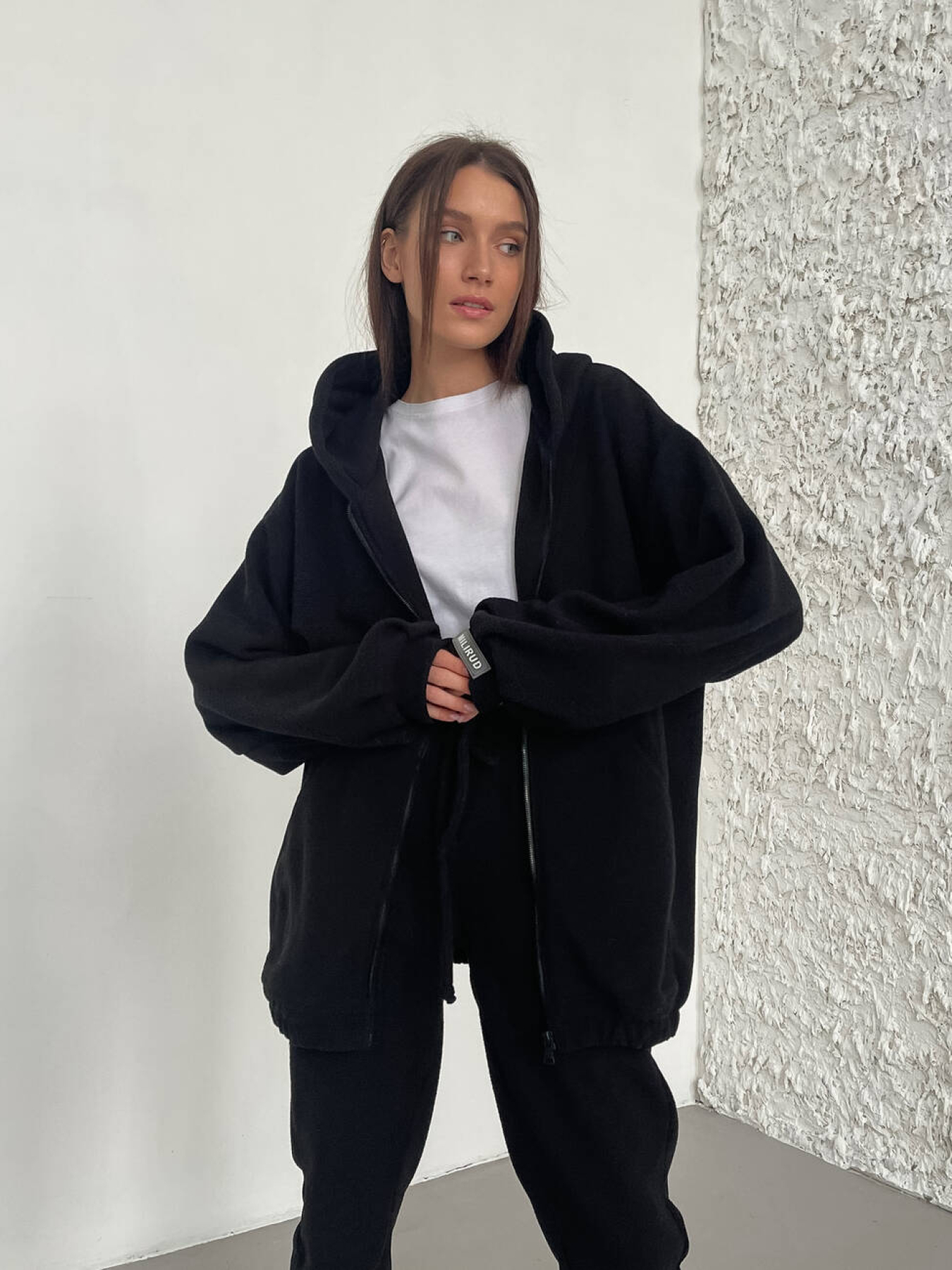 Повседневный костюм Milirud модель mil550-chornij Фото