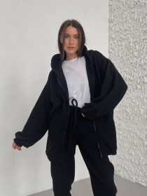 Повседневный костюм Milirud модель mil550-chornij Фото