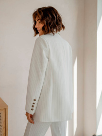 Деловой костюм Milirud (піджак + брюки) модель mil524-blij Фото