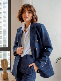 Деловой костюм Milirud модель mil524-sinj Фото