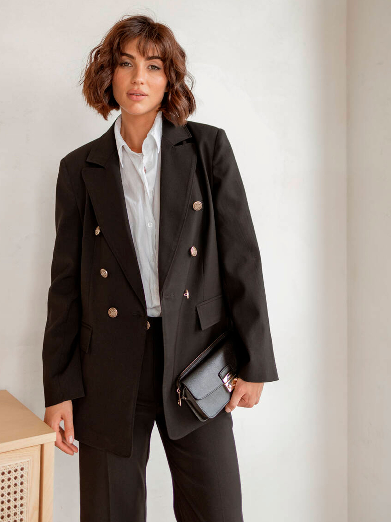 Деловой костюм Milirud модель mil524-chornij Фото