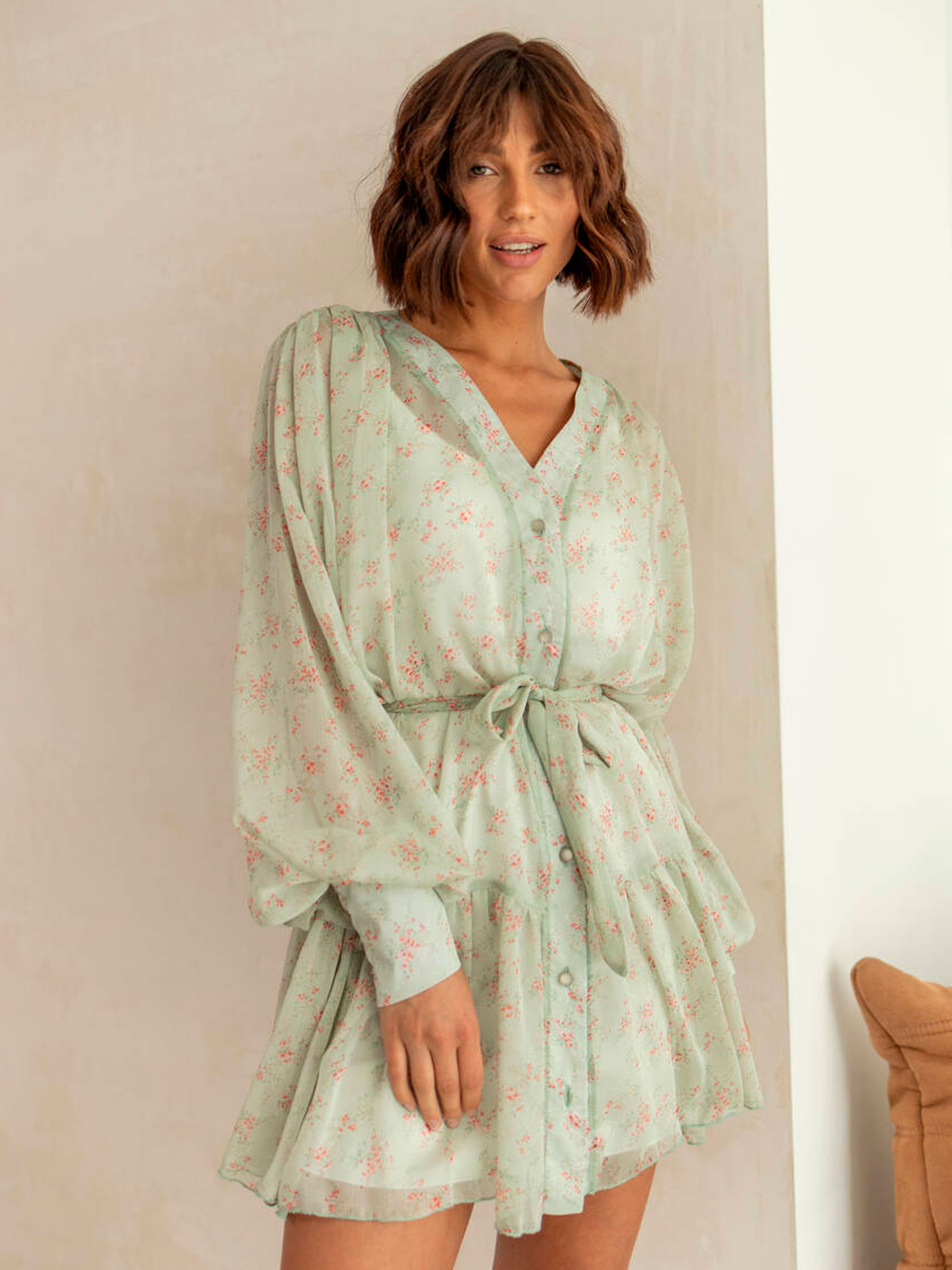 Платье мини Milirud модель mil509-olivkovij Фото