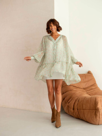 Платье миди Milirud модель mil509-olivkovij Фото