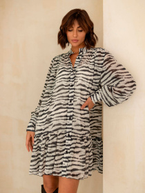 Платье мини Milirud модель mil509-chorno-blij Фото