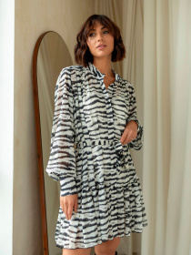 Платье мини Milirud модель mil509-chorno-blij Фото