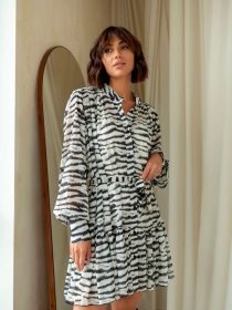 Платье мини Milirud модель mil509-chorno-blij Фото