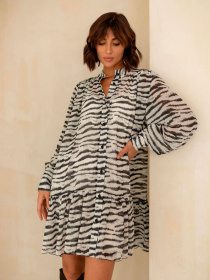 Платье мини Milirud модель mil509-chorno-blij Фото