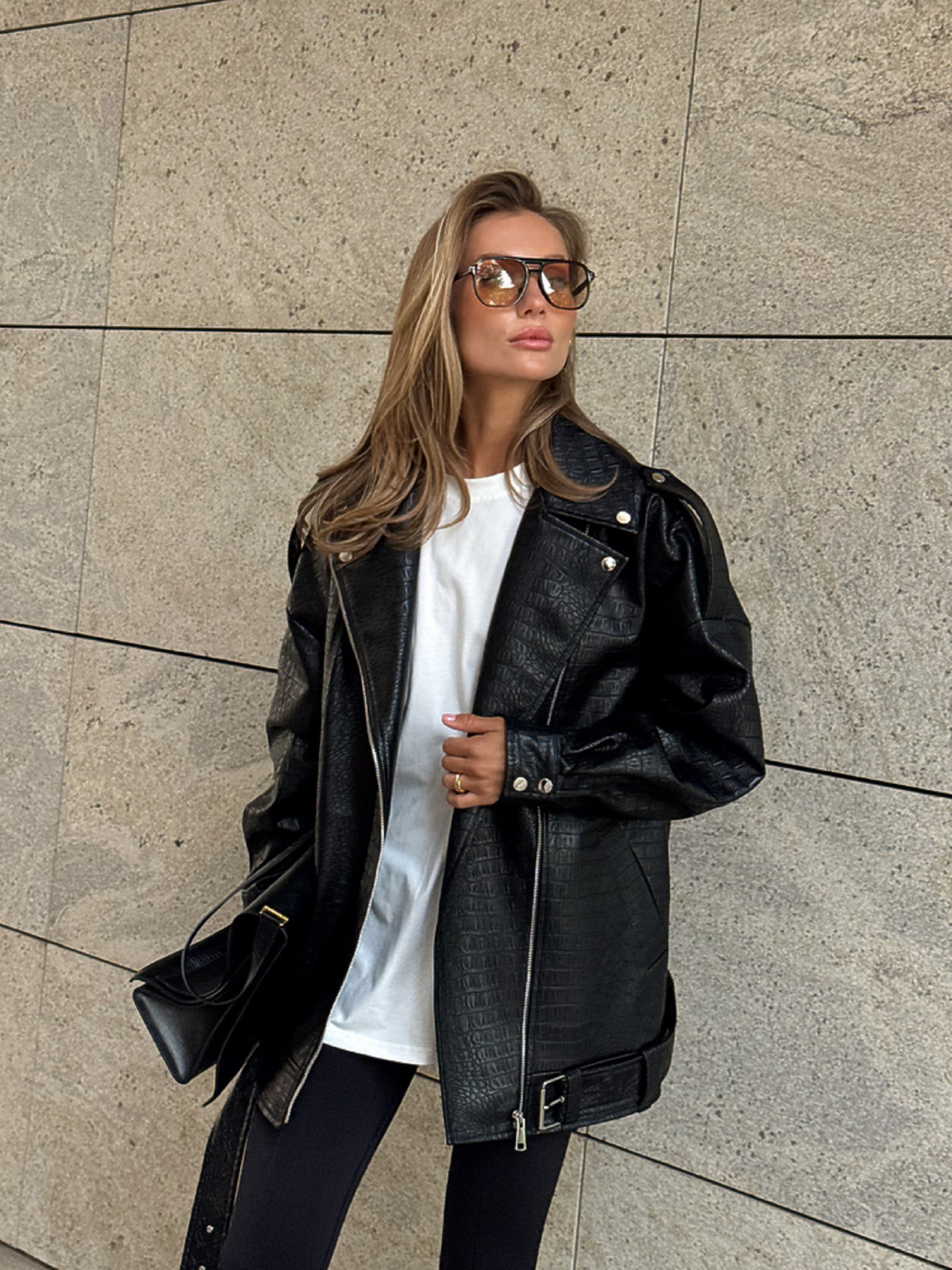 Куртка кожаная Milirud модель mil535-chornij-reptilq Фото