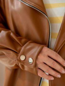 Куртка кожаная Milirud модель mil535-rudij Куртка кожаная Milirud модель mil535-rudij Фото