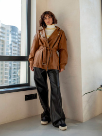 Куртка кожаная Milirud модель mil535-rudij Фото