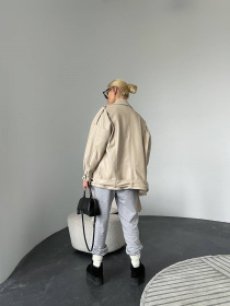 Куртка кожаная Milirud модель mil535-bezhevij Фото