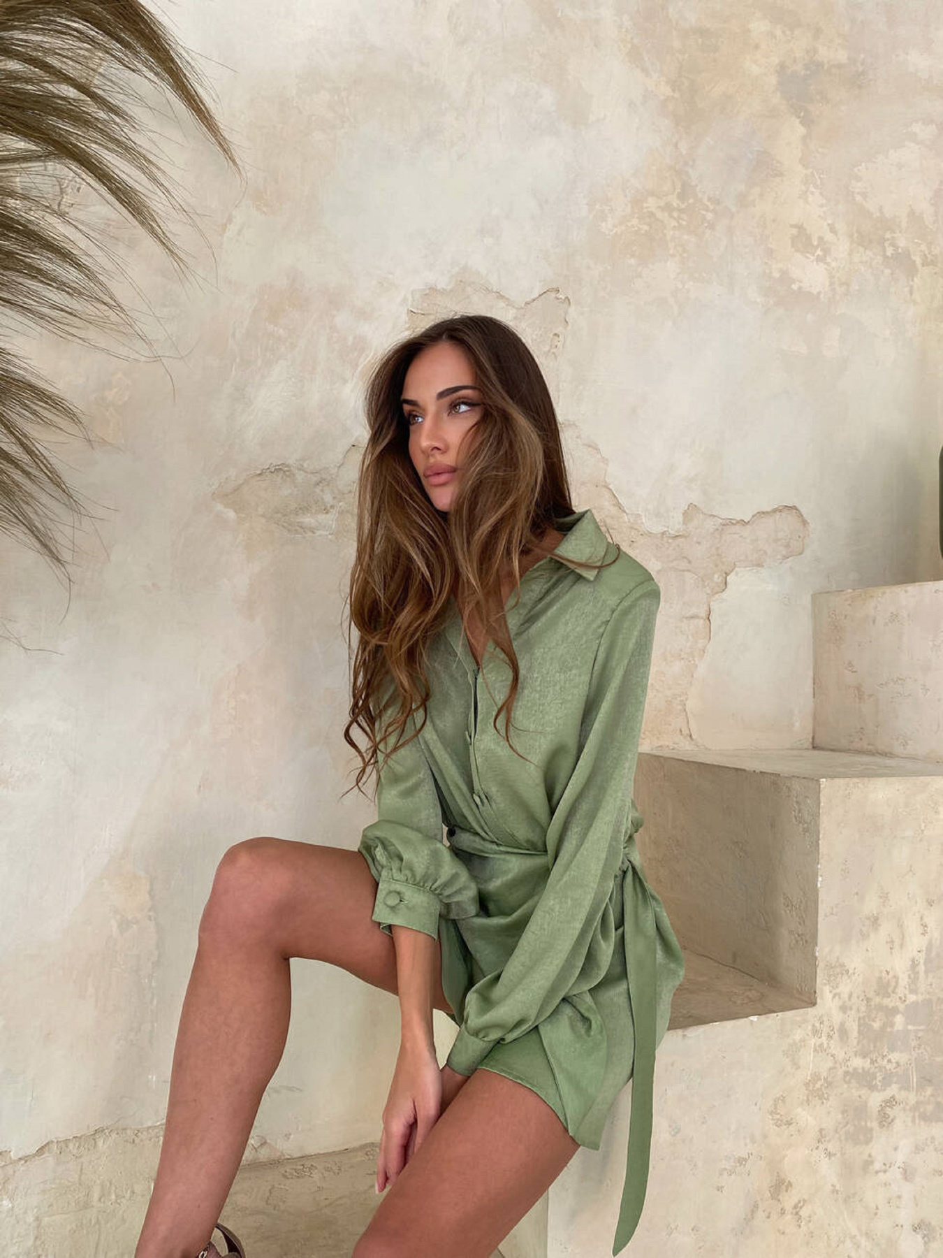 Платье мини Milirud модель mil462-zelenij Фото