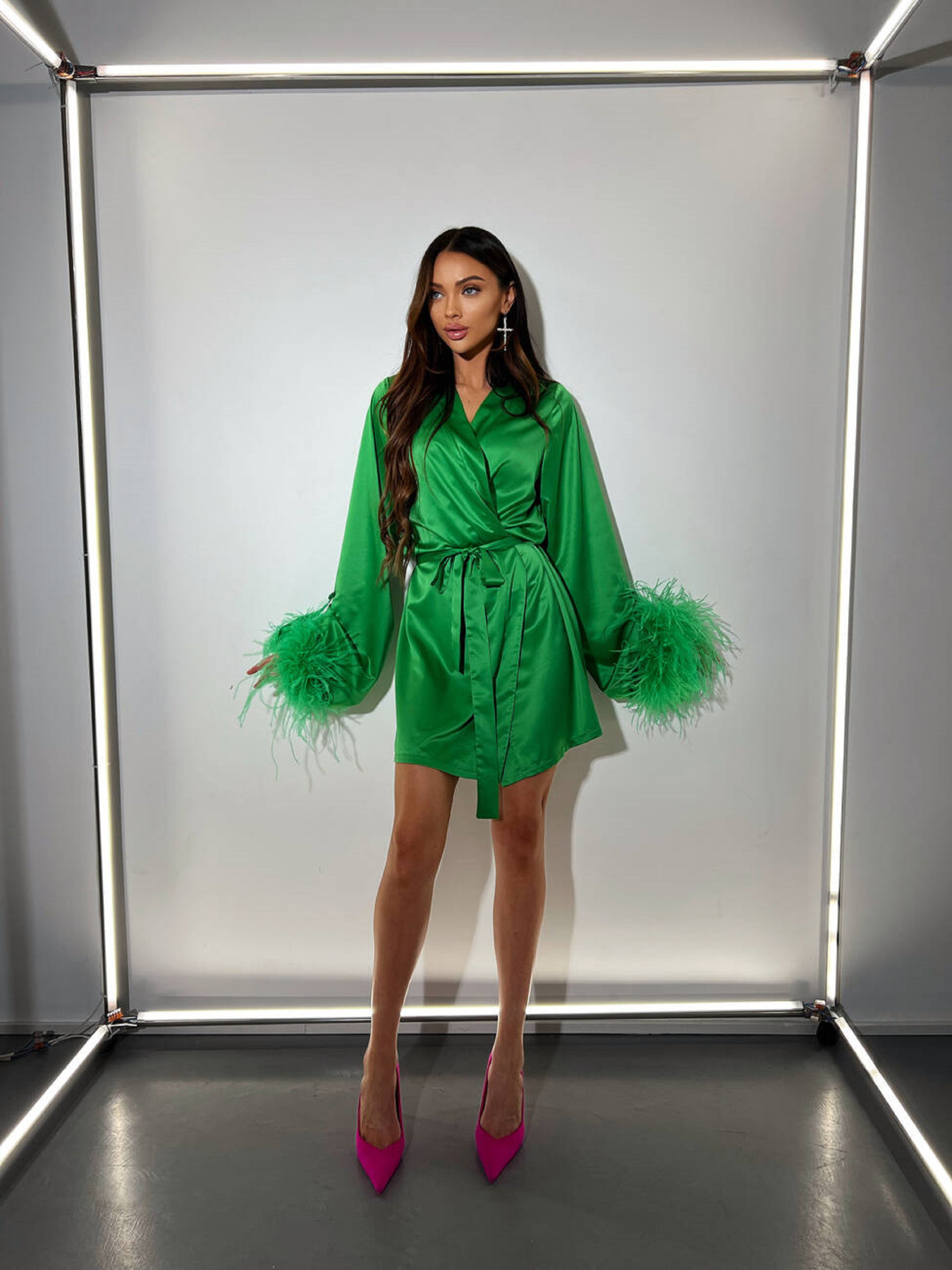 Платье мини Milirud модель mil538-zelenij Фото