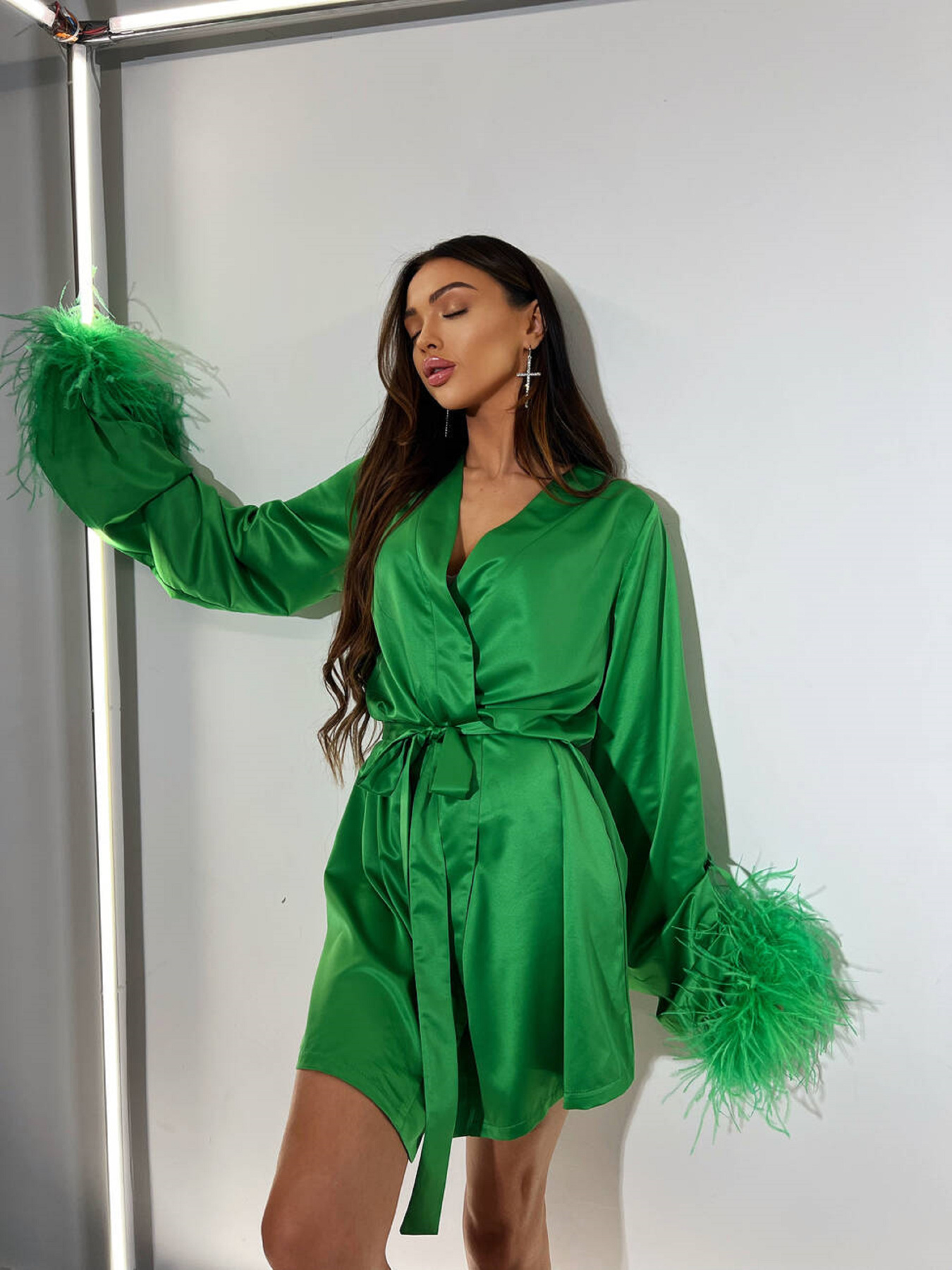 Платье мини Milirud модель mil538-zelenij Фото