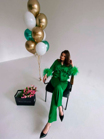 Костюм Milirud (cорочка + брюки) модель mil545-zelenij Фото