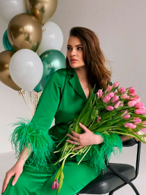 Костюм Milirud (cорочка + брюки) модель mil545-zelenij Фото