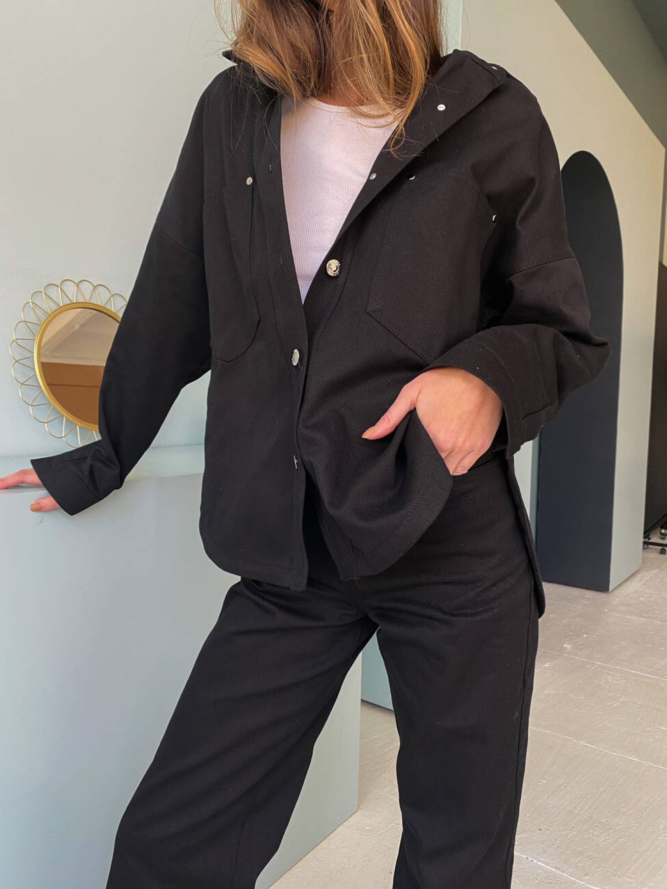 Повседневный костюм Milirud модель mil470-chornij Фото