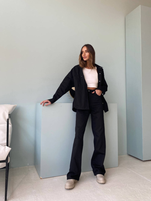 Повседневный костюм Milirud модель mil470-chornij Фото