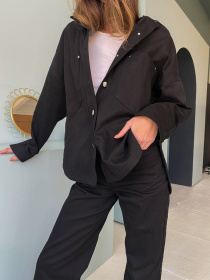 Повседневный костюм Milirud модель mil470-chornij Фото