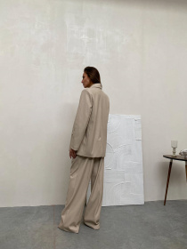 Деловой костюм Milirud модель mil484-bezhevij Фото