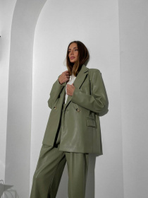 Деловой костюм Milirud модель mil484-olivkovij Фото