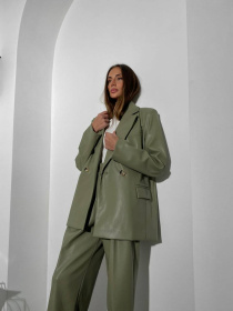 Деловой костюм Milirud модель mil484-olivkovij Деловой костюм Milirud модель mil484-olivkovij Фото