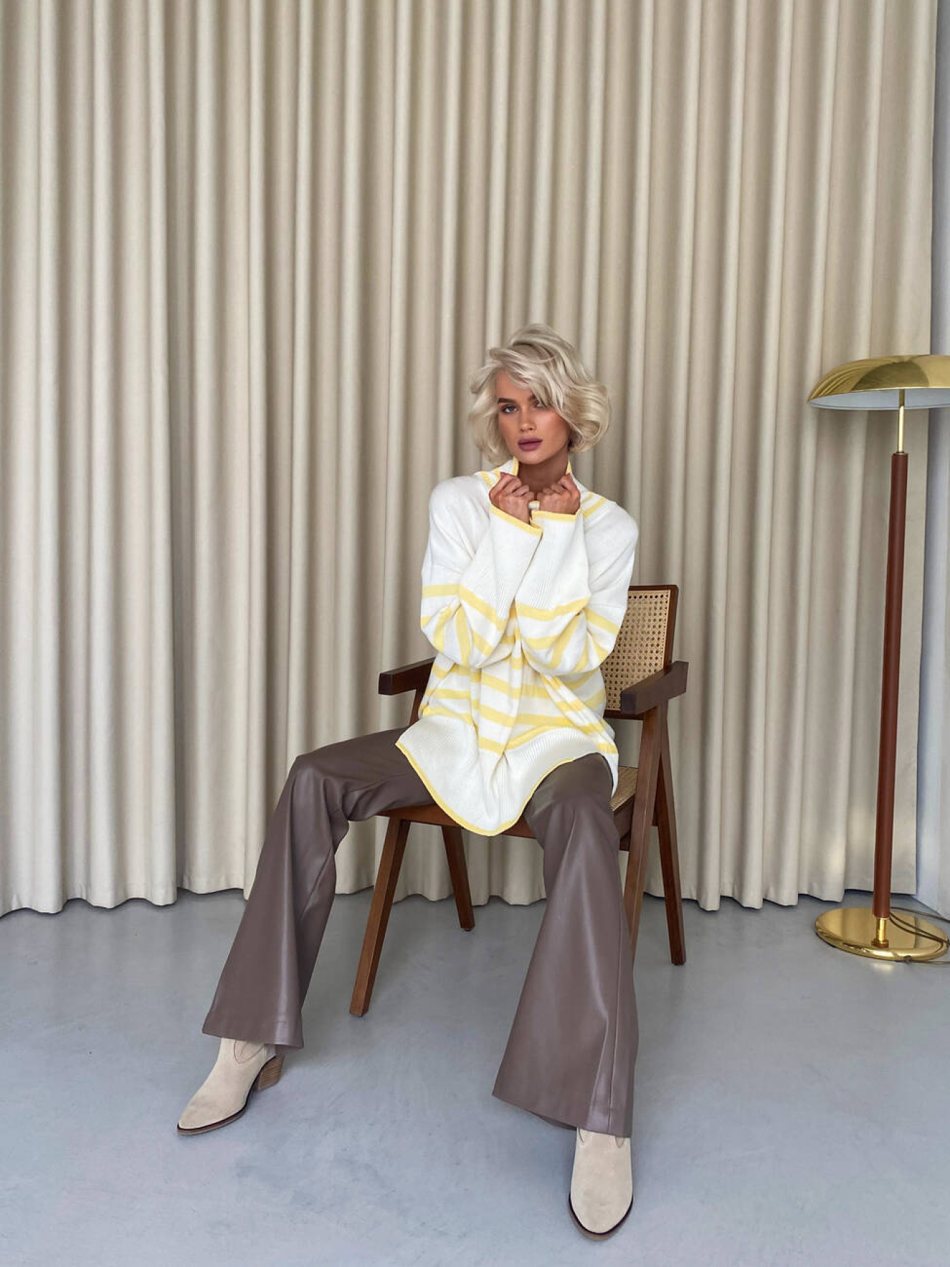 Повседневные штаны Milirud модель mil415-kapuchino Повседневные штаны Milirud модель mil415-kapuchino Фото