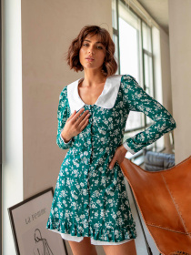 Платье мини Milirud модель mil500-zelenij Фото