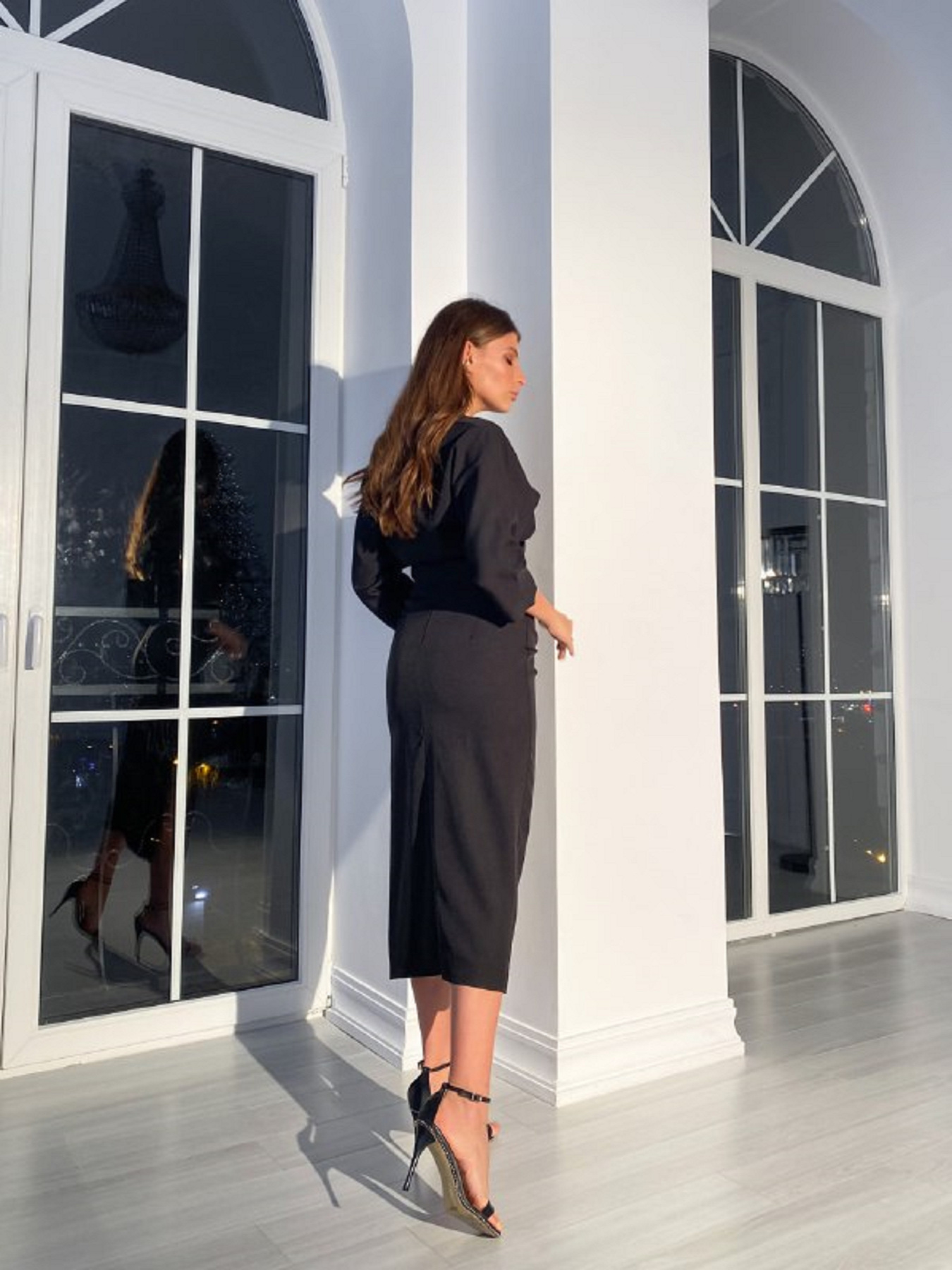 Костюм Milirud (топ + спідниця) модель mil475-chornij Фото