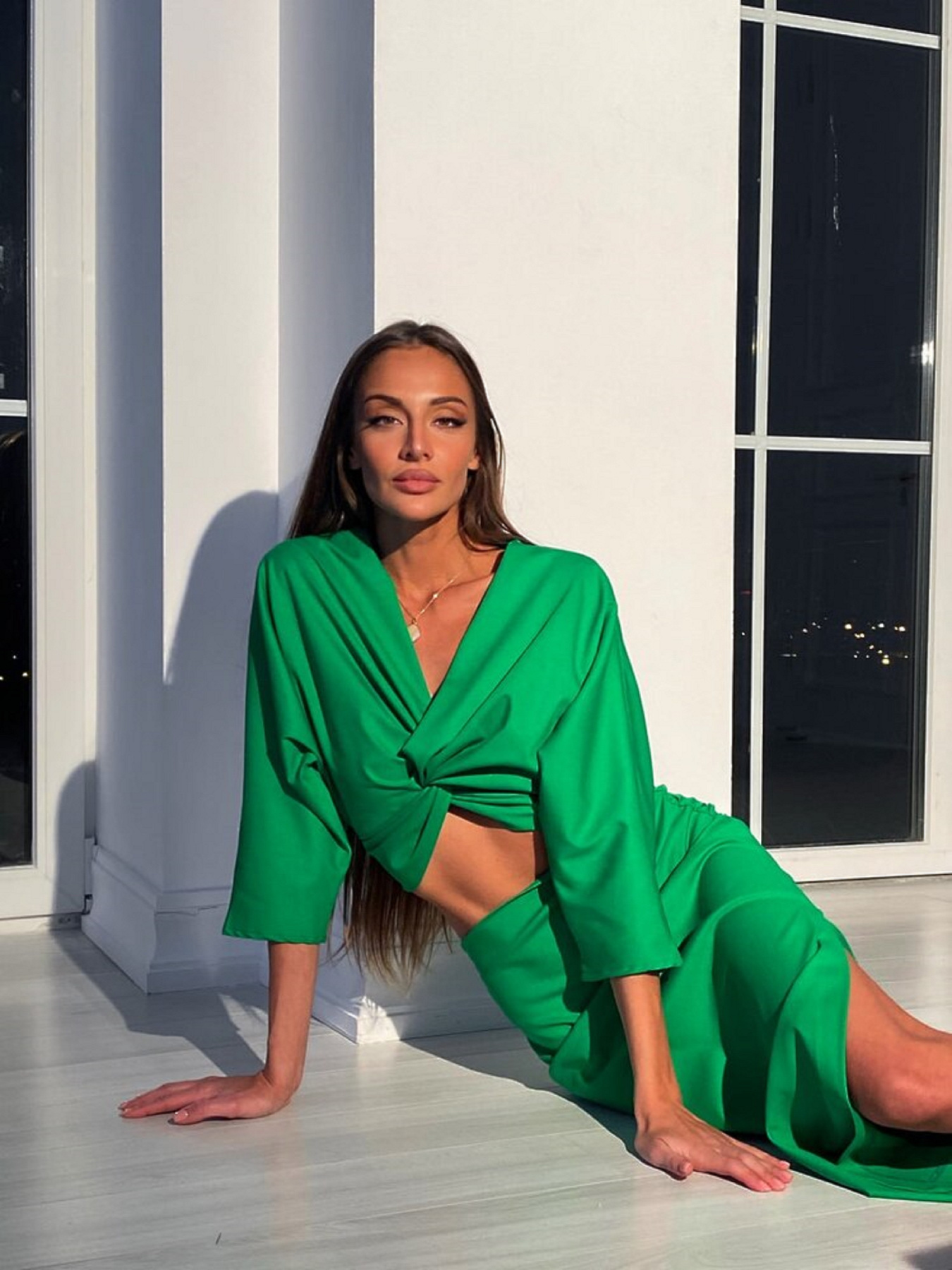 Костюм Milirud (топ + спідниця) модель mil475-zelenij Фото