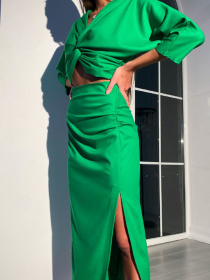 Костюм Milirud (топ + спідниця) модель mil475-zelenij Фото