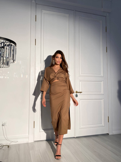 Повсякденний костюм Milirud модель mil475-kapuchino Фото