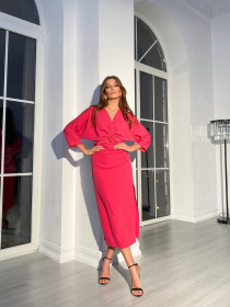 Костюм Milirud (топ + спідниця) модель mil475-malinovij Фото