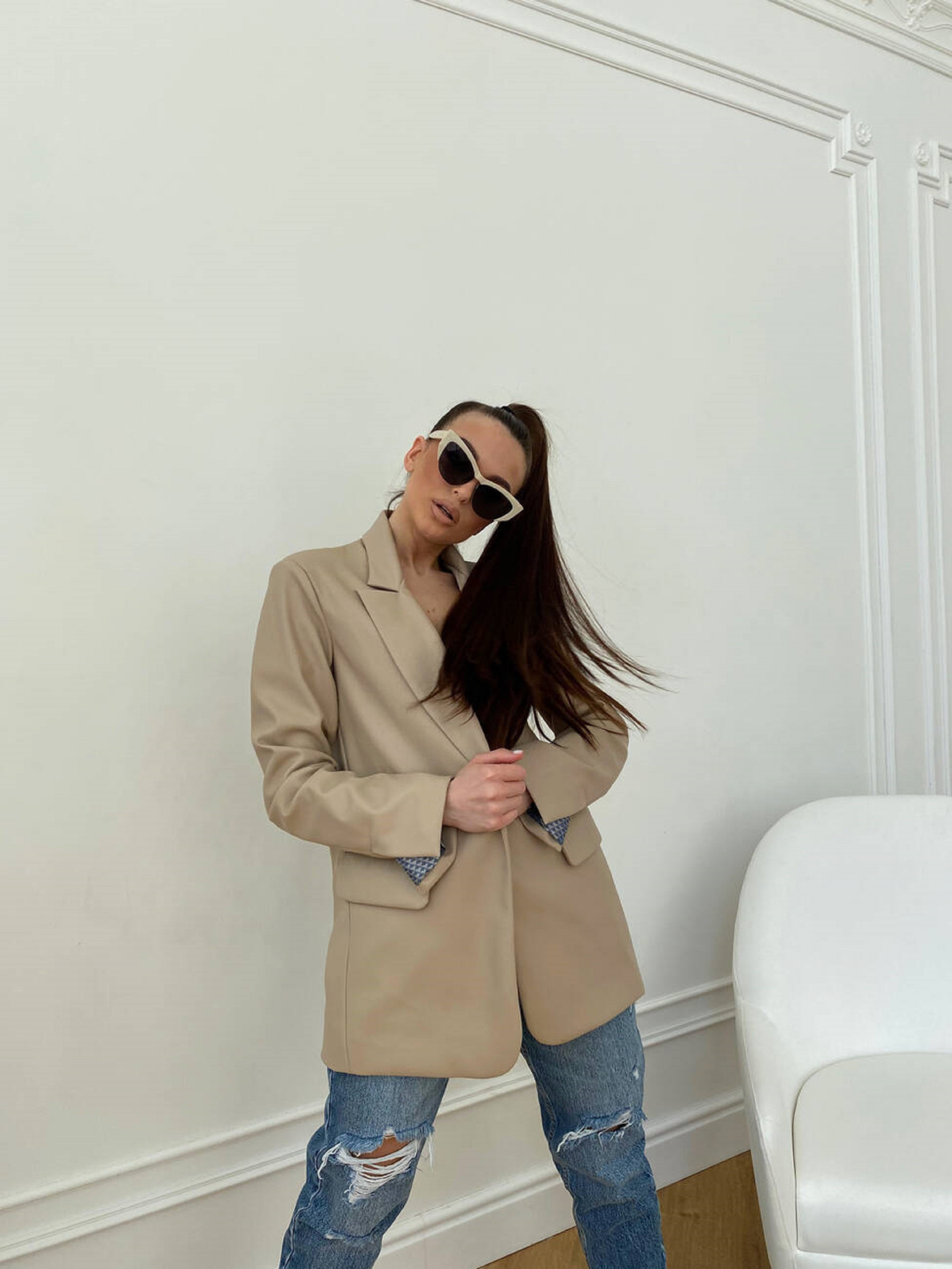 Блейзер Milirud модель mil369-bezhevij Фото