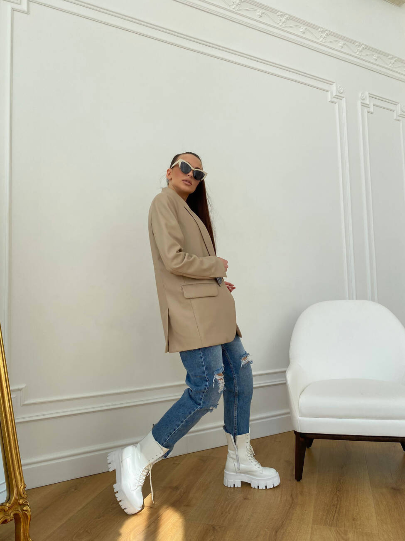 Блейзер Milirud модель mil369-bezhevij Блейзер Milirud модель mil369-bezhevij Фото