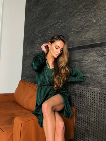 Платье мини Milirud модель mil417-smaragdovij Фото