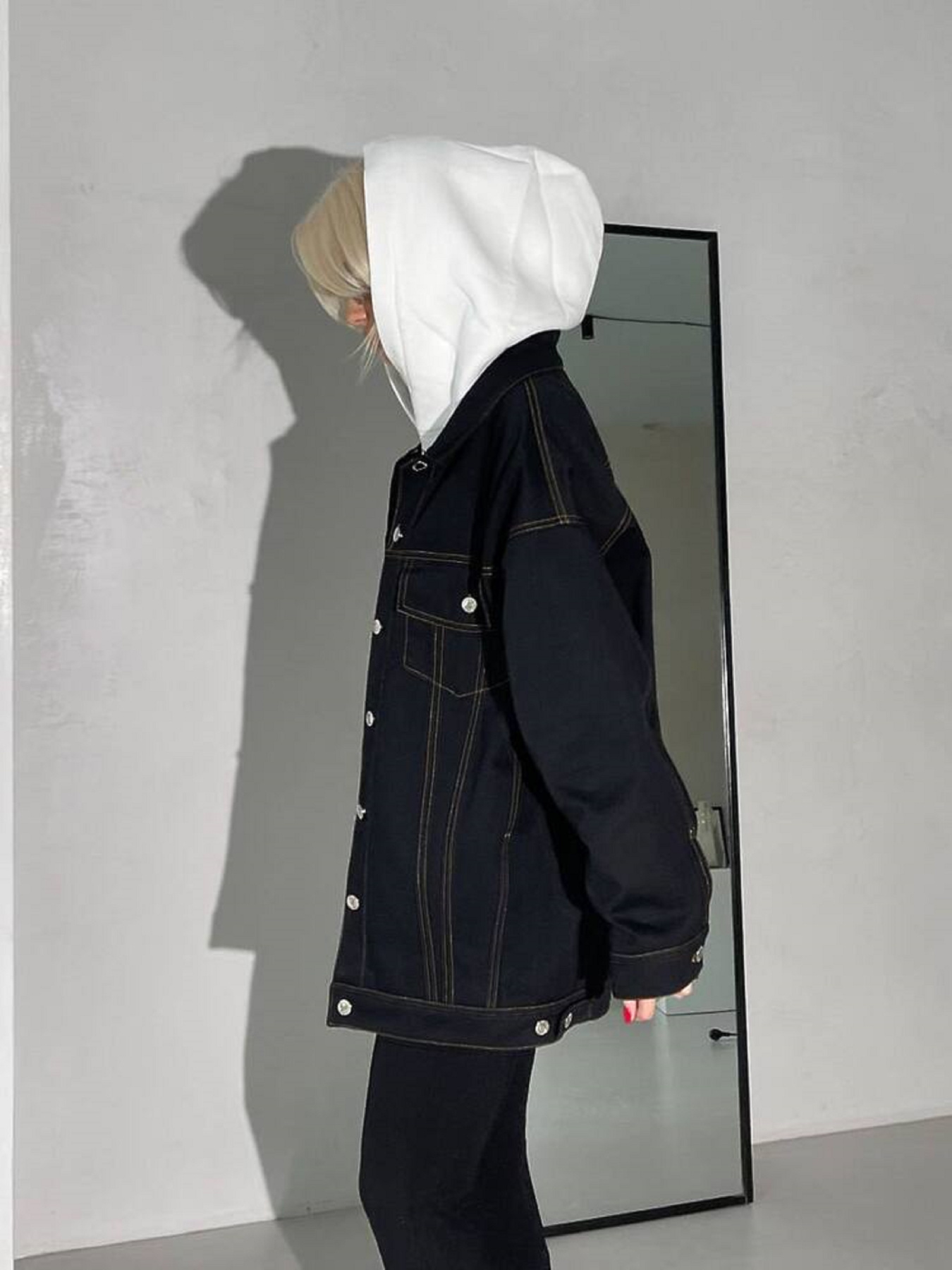 Джинсовая куртка Milirud модель mil511-chornij Фото