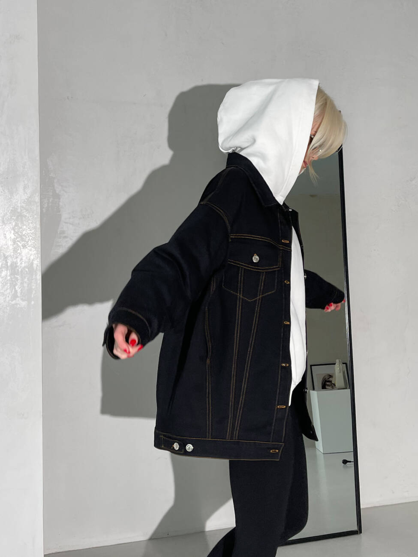 Джинсова куртка Milirud модель mil511-chornij Джинсова куртка Milirud модель mil511-chornij Фото