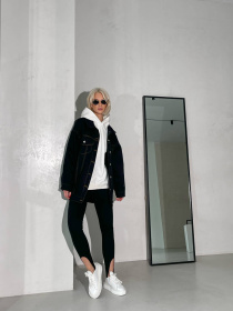 Джинсова куртка Milirud модель mil511-chornij Фото