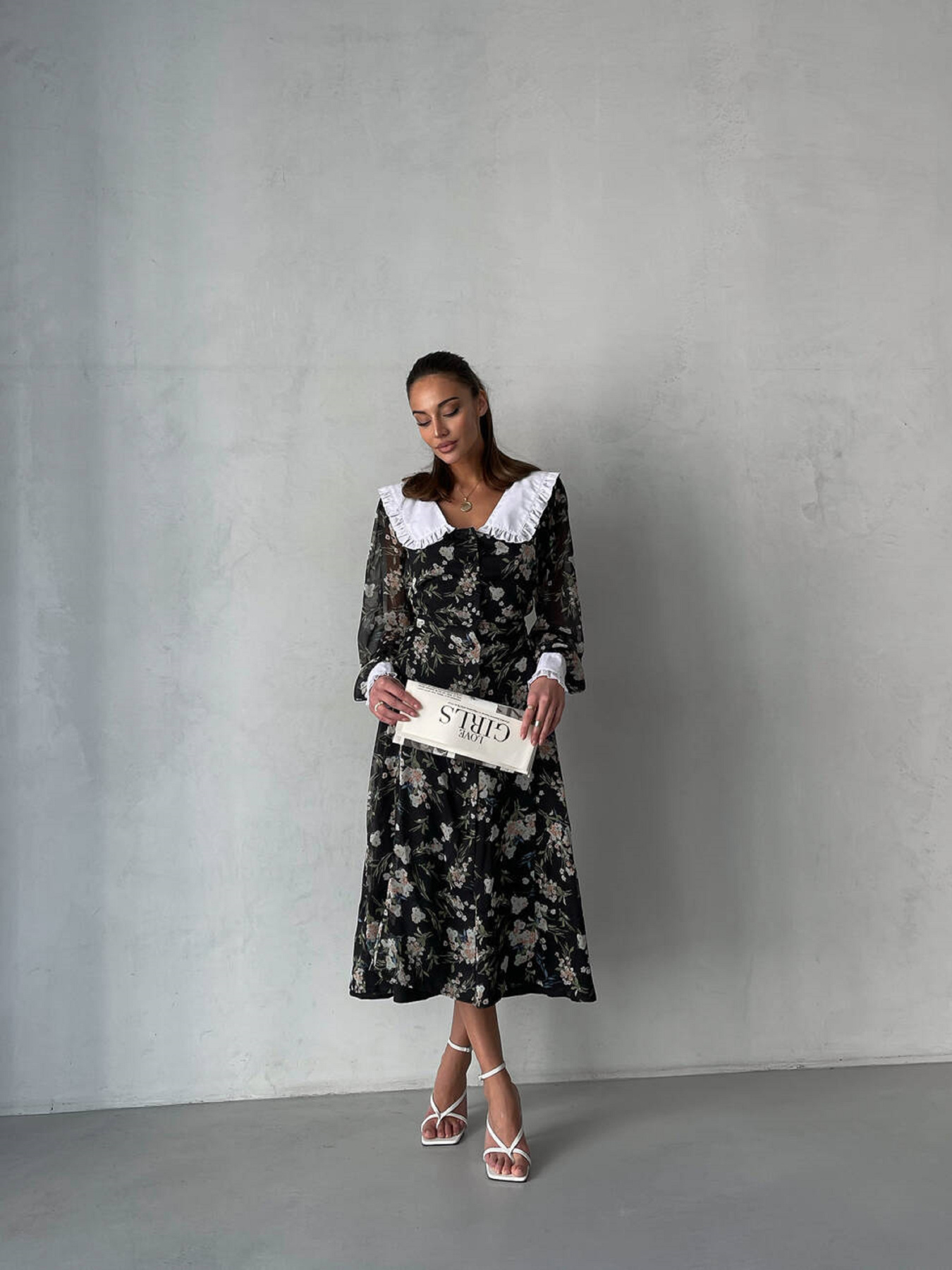 Платье миди Milirud модель mil516-chornij Фото