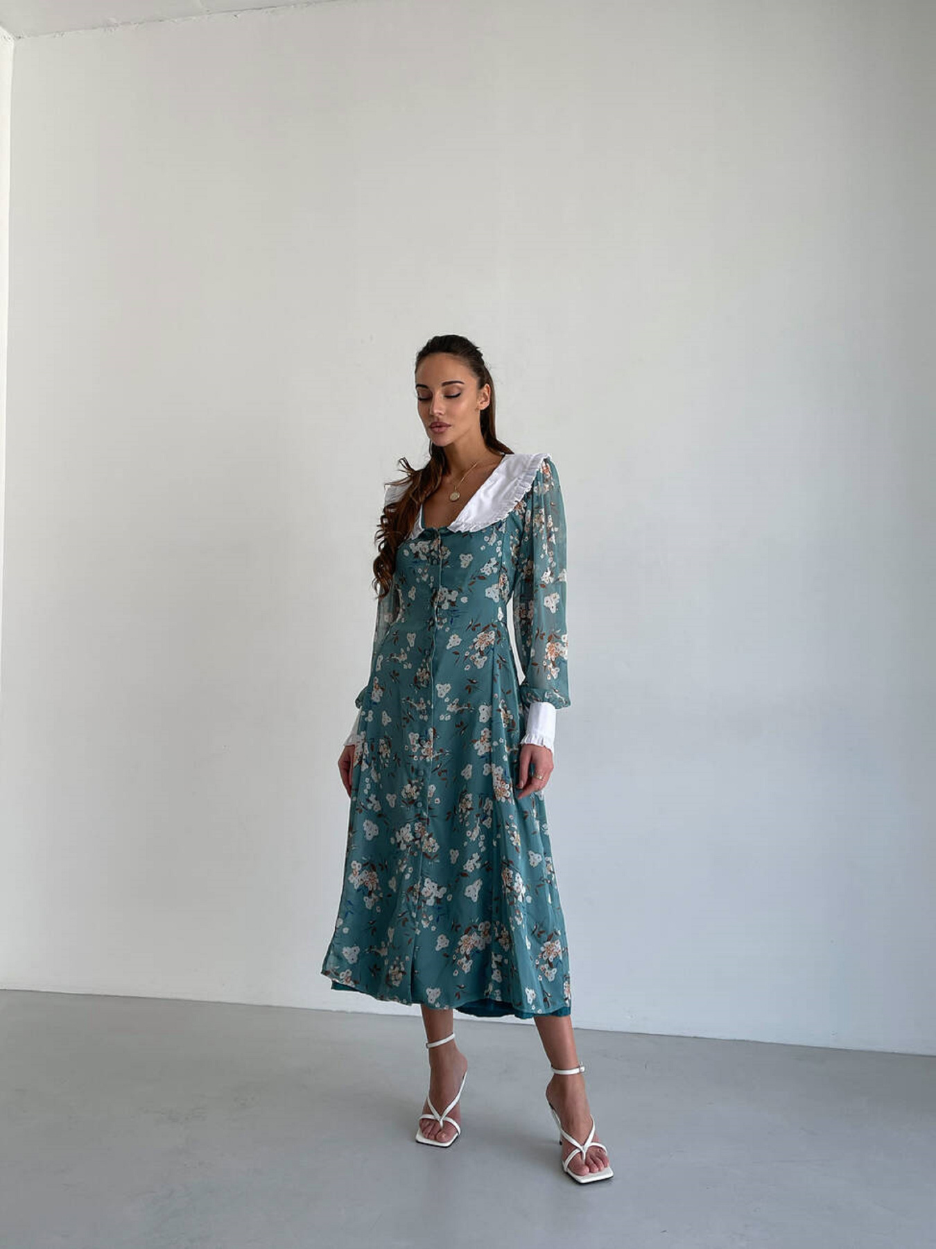 Платье миди Milirud модель mil516-zelenij Фото