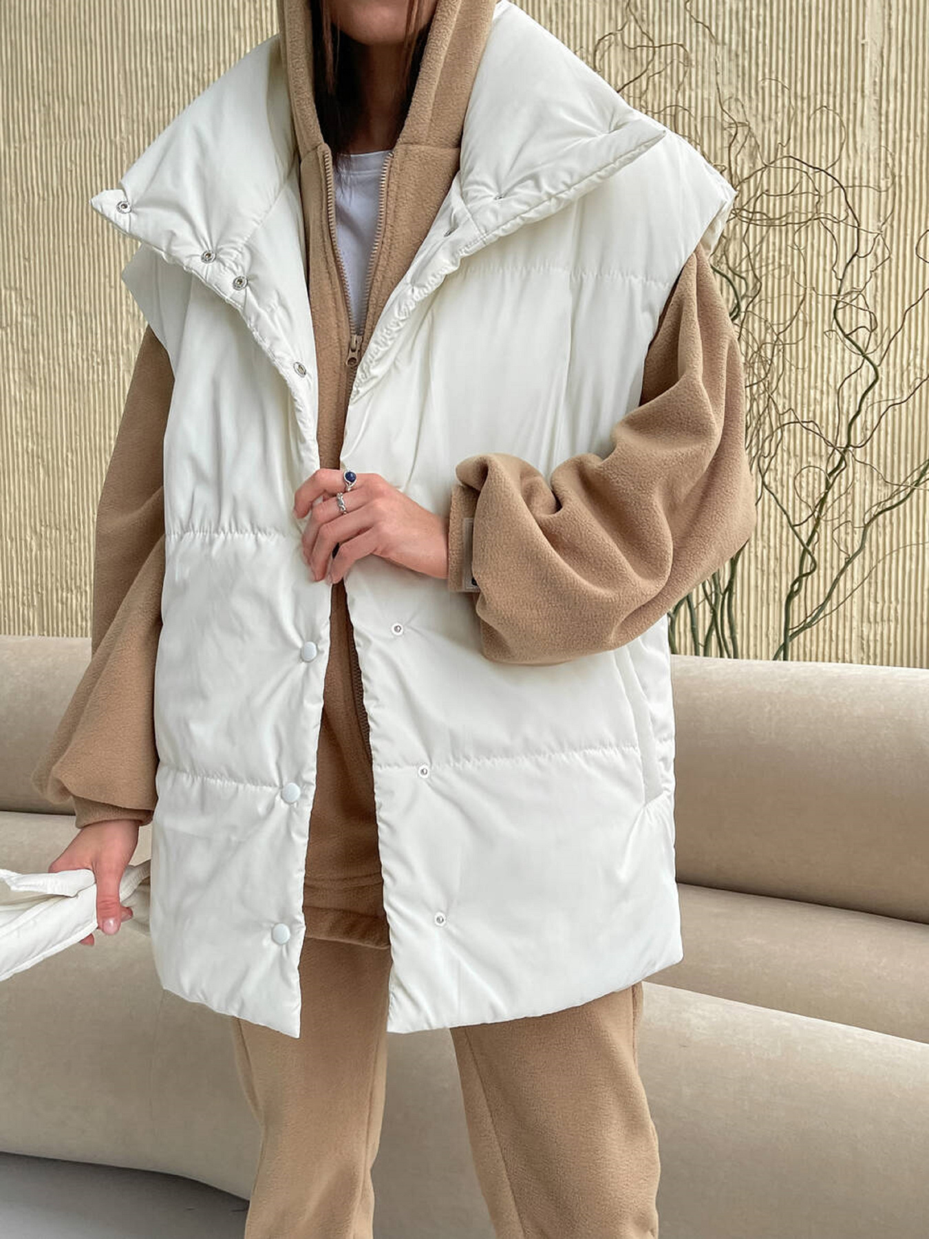 Жилет с утеплителем Milirud модель mil519-blij Фото